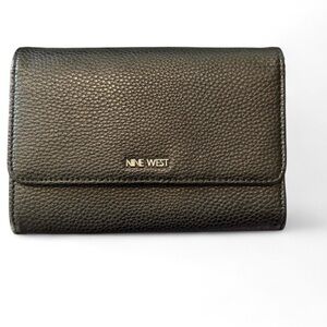 Nine West Textured Black Wallet